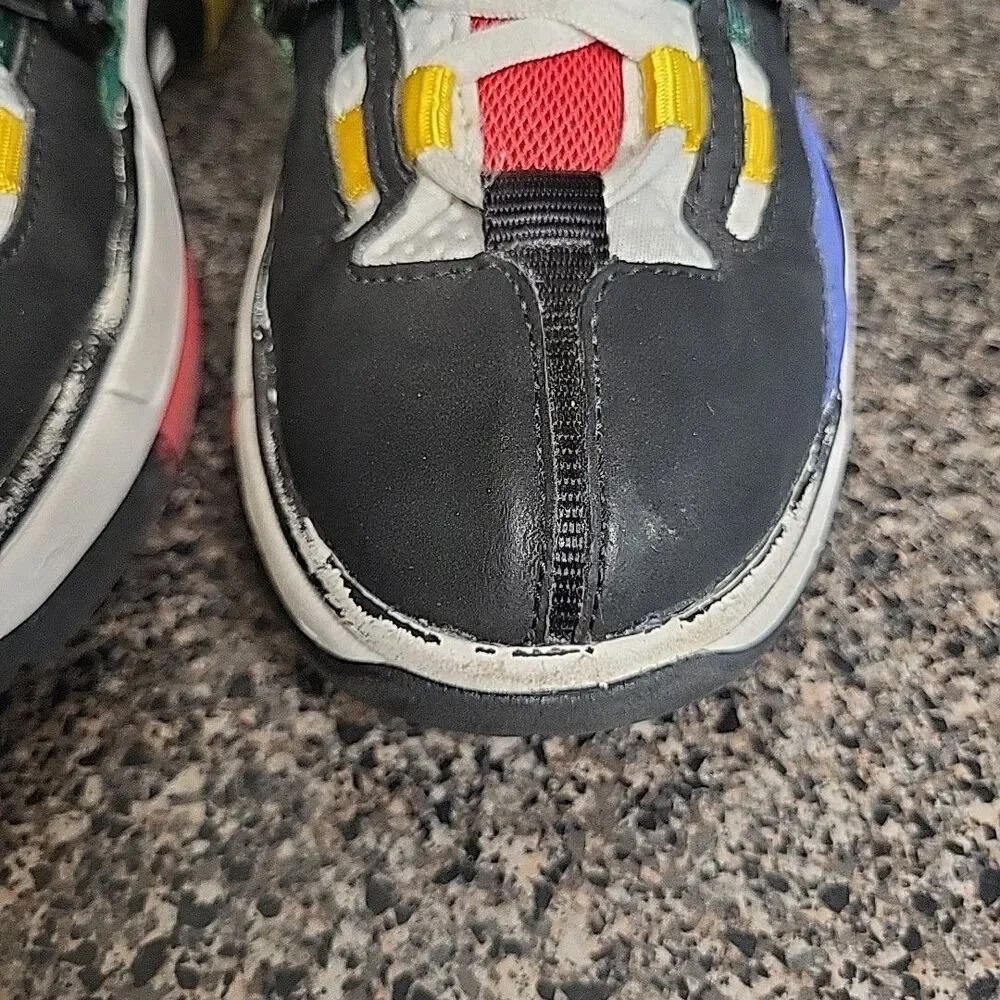 Polo Sport Ralph Lauren Ps100 High Top Shoes Boys‎ Size 5 Black / Multicolor